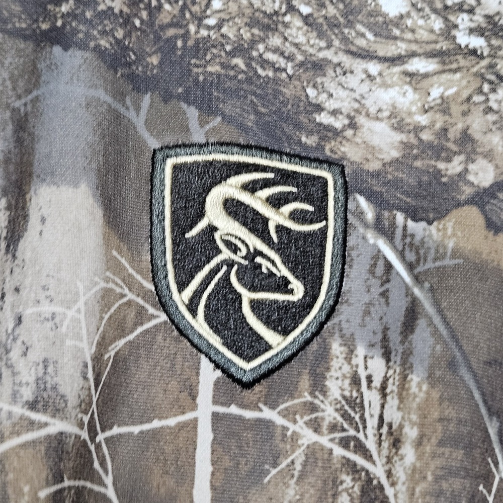 Non-Typical by Drake Camo Fleece Hoodie‎ Mossy Oak Bottom Land Mens Medium - Picture 2 of 10